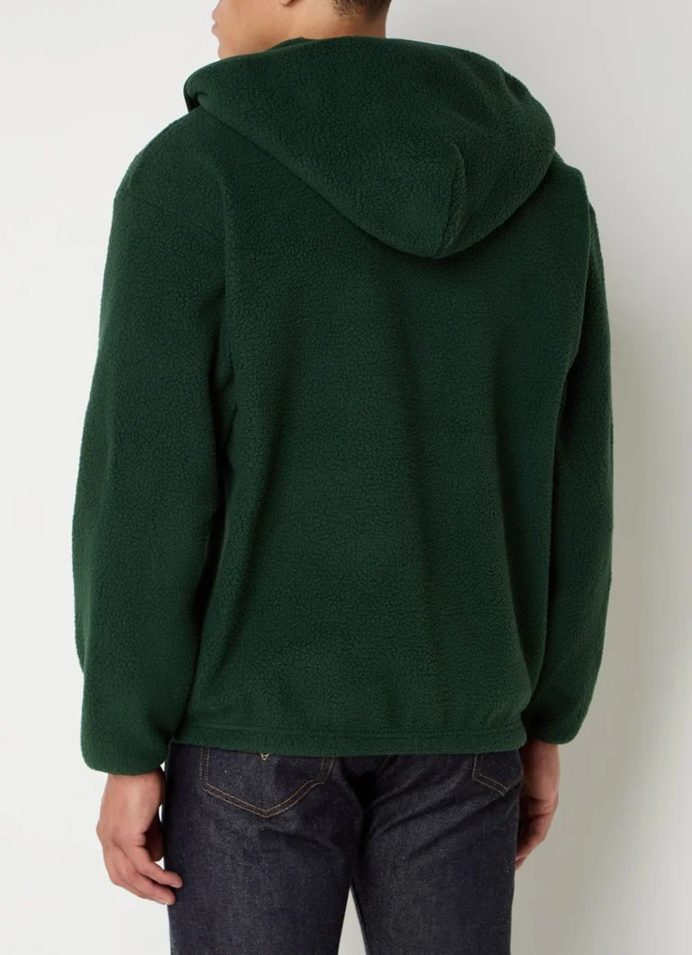Felpa con cappuccio e mezza zip Levi's in pile