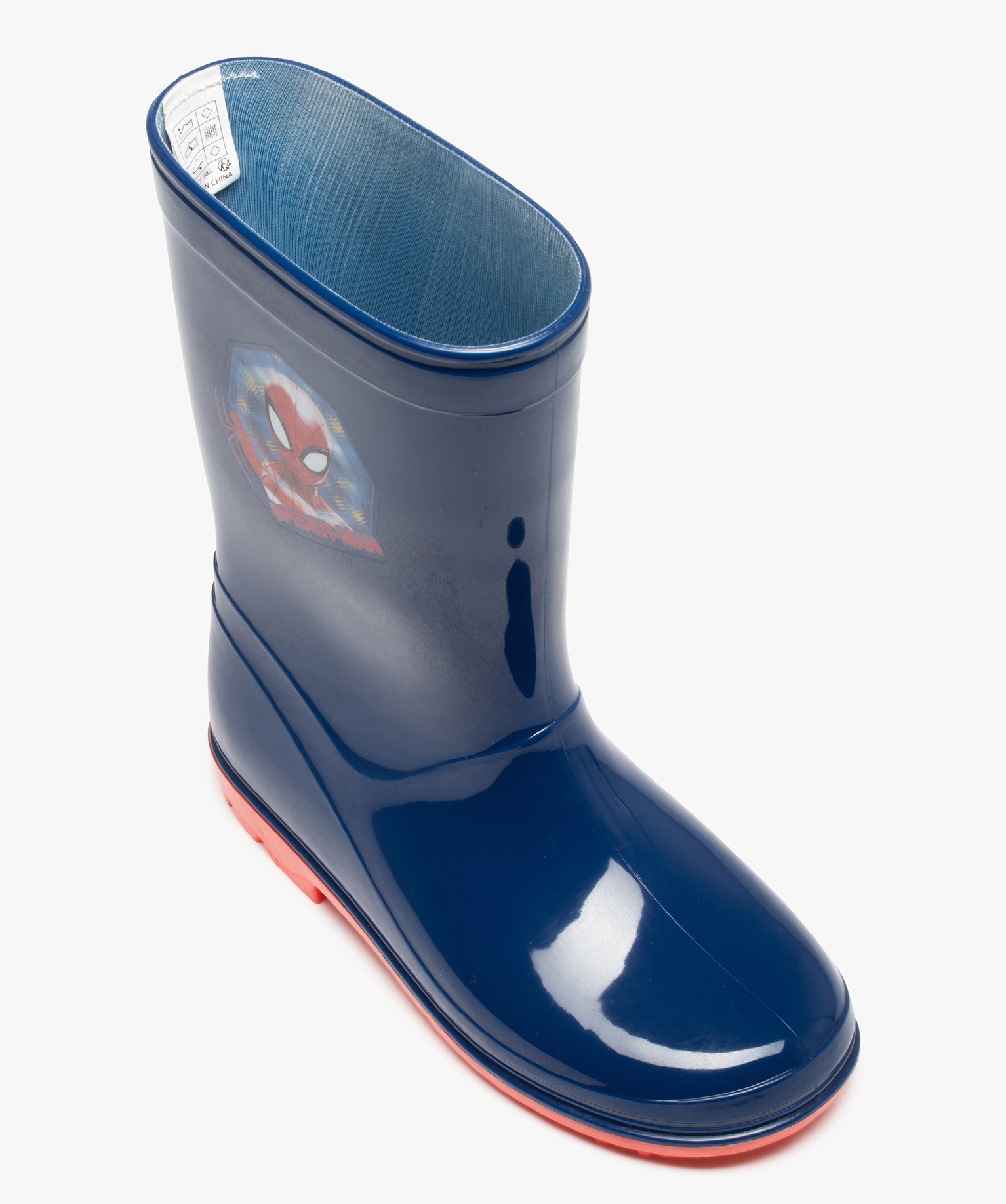 Bottes de pluie Garçon bicolores – Spider-Man bleu | GEMO