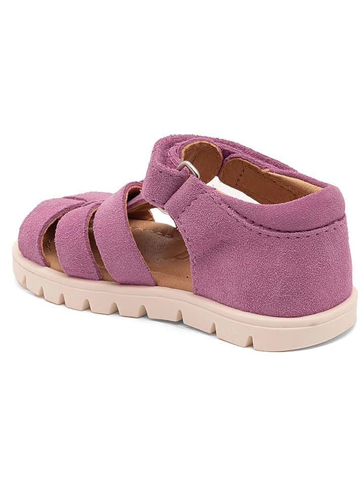 bisgaard Leder-Halbsandalen in Lila günstig kaufen 32