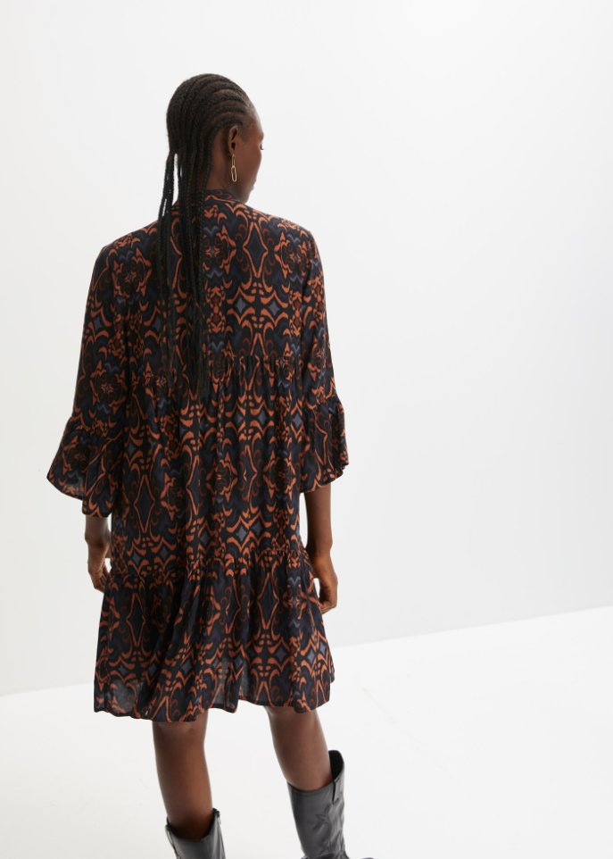 bedrucktes Tunika-Kleid