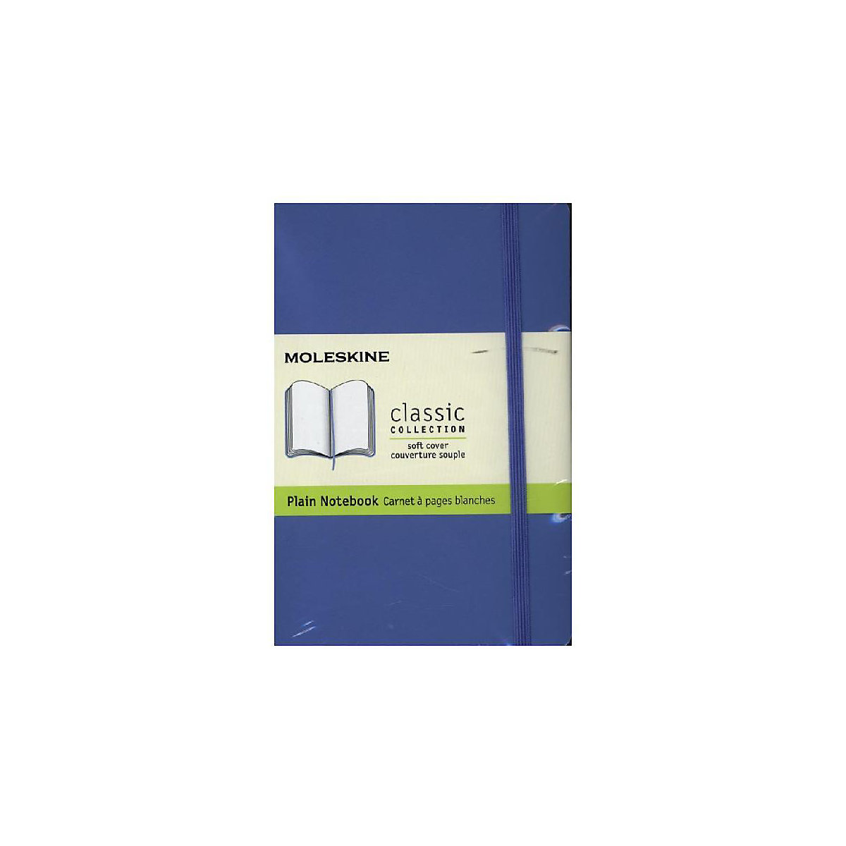 Moleskine Classic, Notizbuch Pocket/A6 Blanko, Hortensien Blau