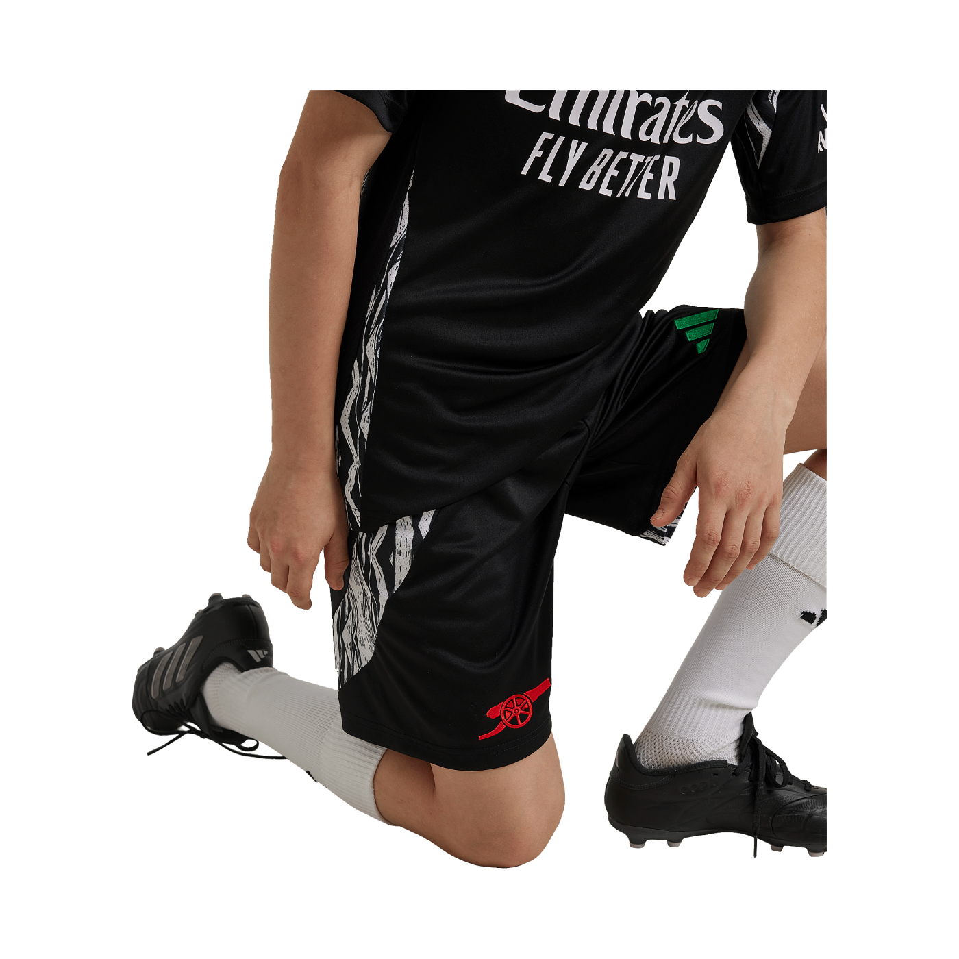 adidas FC Arsenal London Short Away 2024/2025 Kids Schwarz