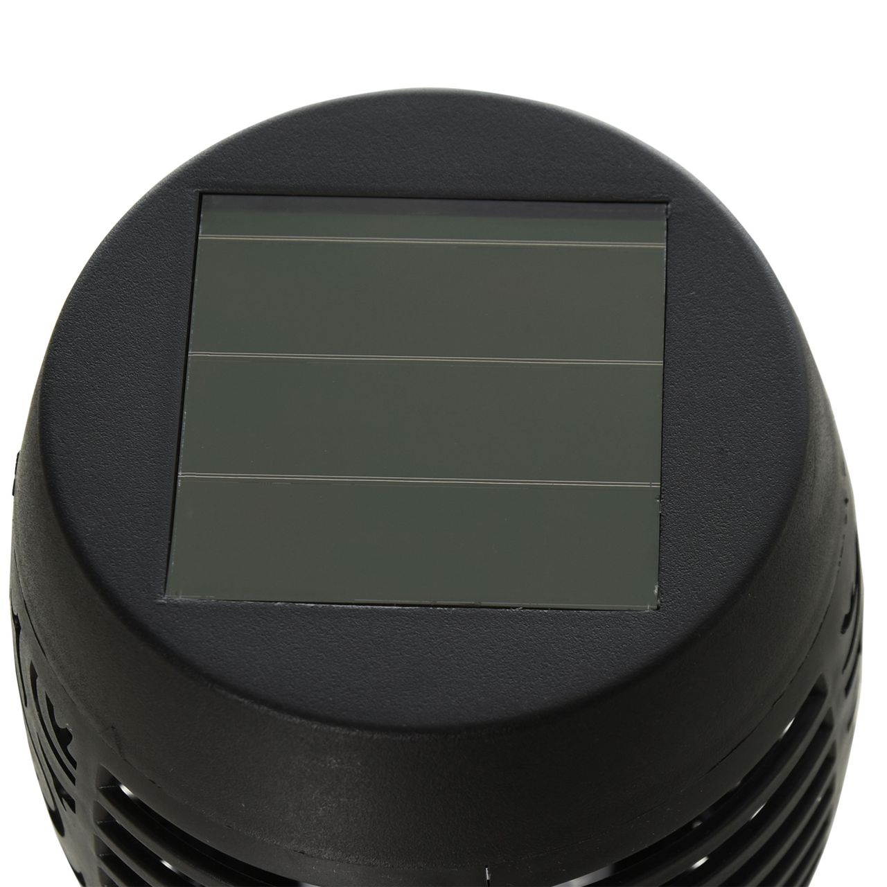 Outsunny Solarleuchte Gartenlicht 4er-Set Lampe 6–8 h IP44 Wasserfest Kunststoff Schwarz Ø12 x H78 cm