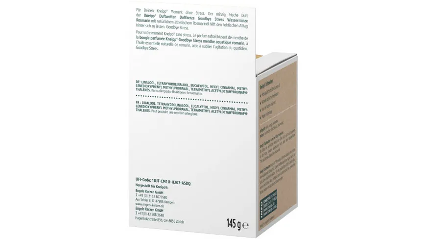 Kneipp Duftkerze Goodbye Stress 145 g
