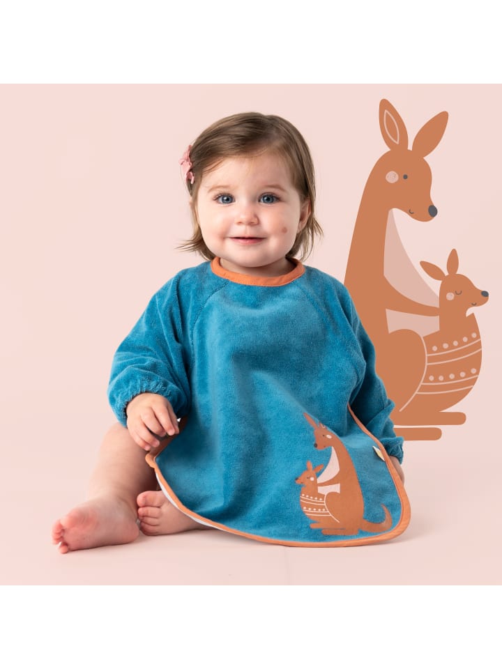 Schlummersack Lätzchen mit Ärmeln wasserfest in Braun günstig kaufen 1-2 Jahre