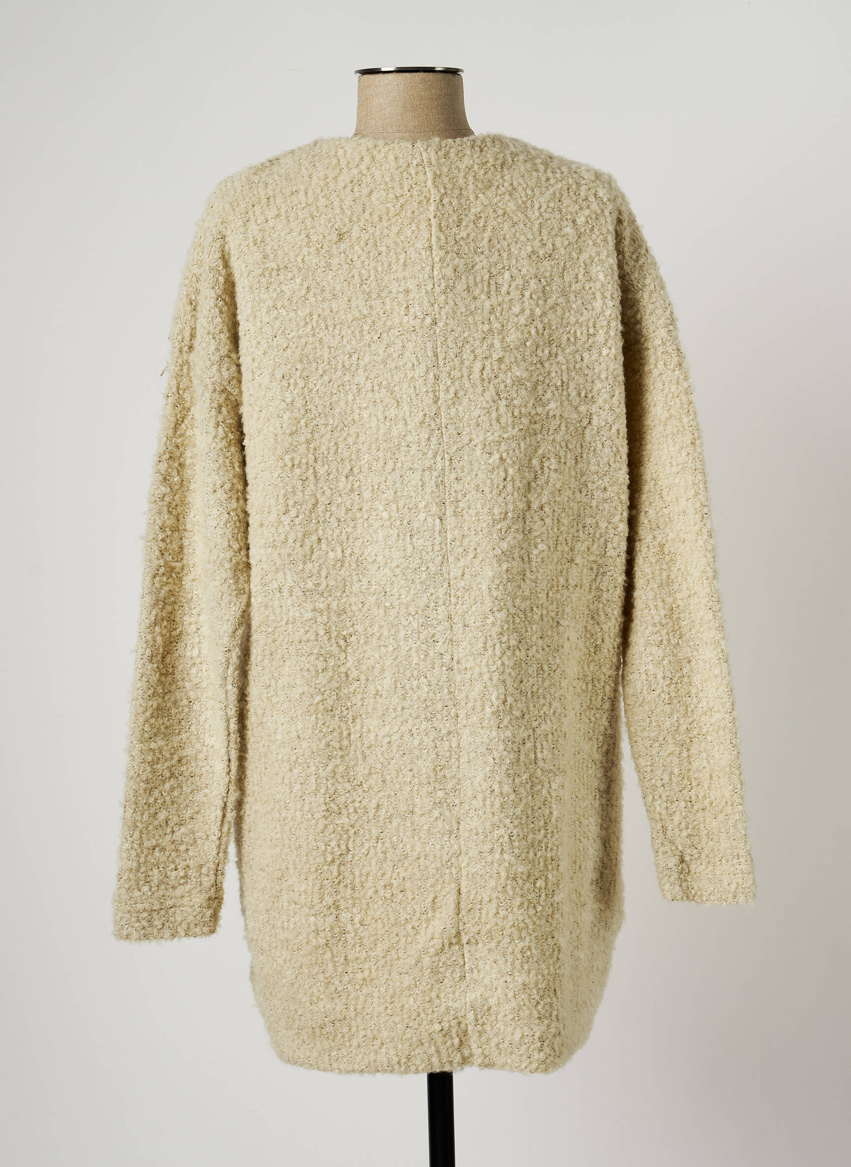 Sandwich Manteaux Longs Femme couleur beige