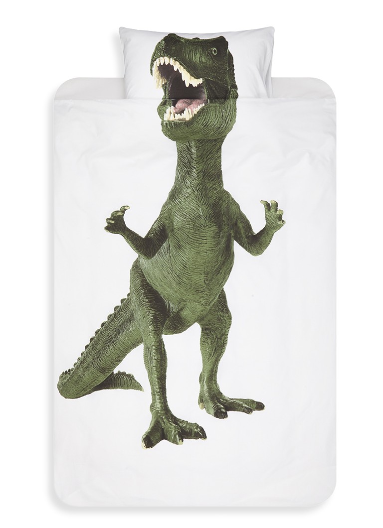 Snurk Dinosaur Rex cotton children's duvet cover set 160TC - including pillowcases
