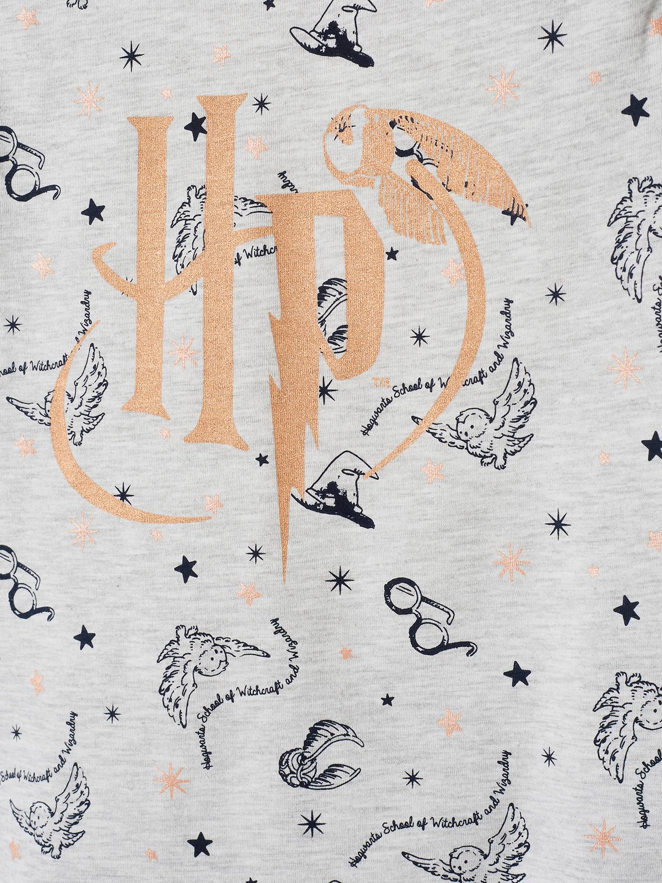 Pyjashort fille Harry Potter® gris chiné