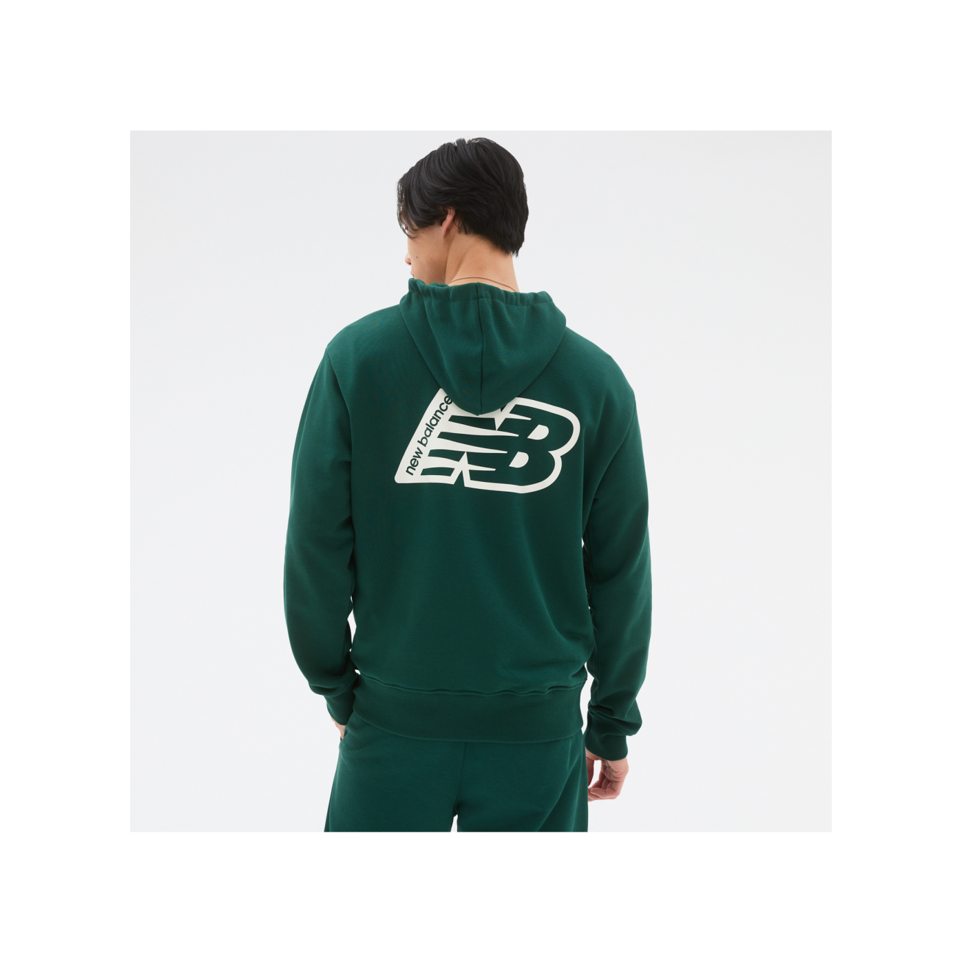 New Balance Essentials Fleece Hoody Grün FNWG