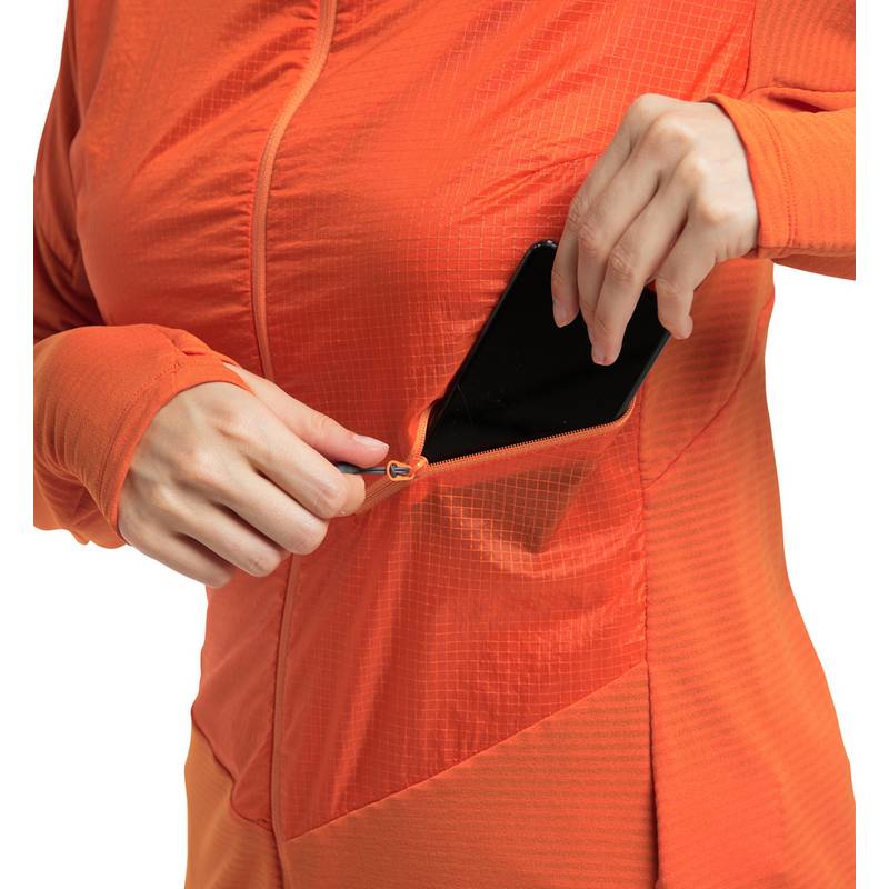 Haglöfs L.I.M Hybrid Hood Fleecejacke Damen