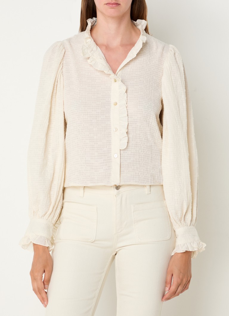 Camicetta Yvette con texture in batik antico