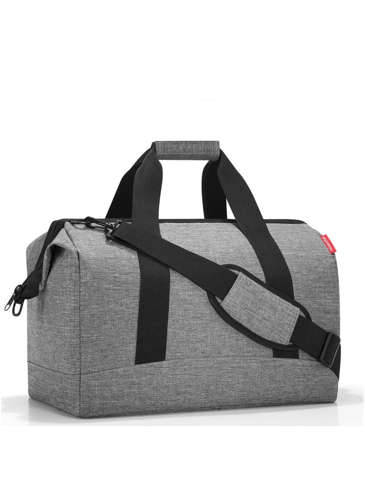 Reisenthel travelling allrounder L - Reisetasche 48 cm (glossy dots black) in twist silver günstig kaufen onesize