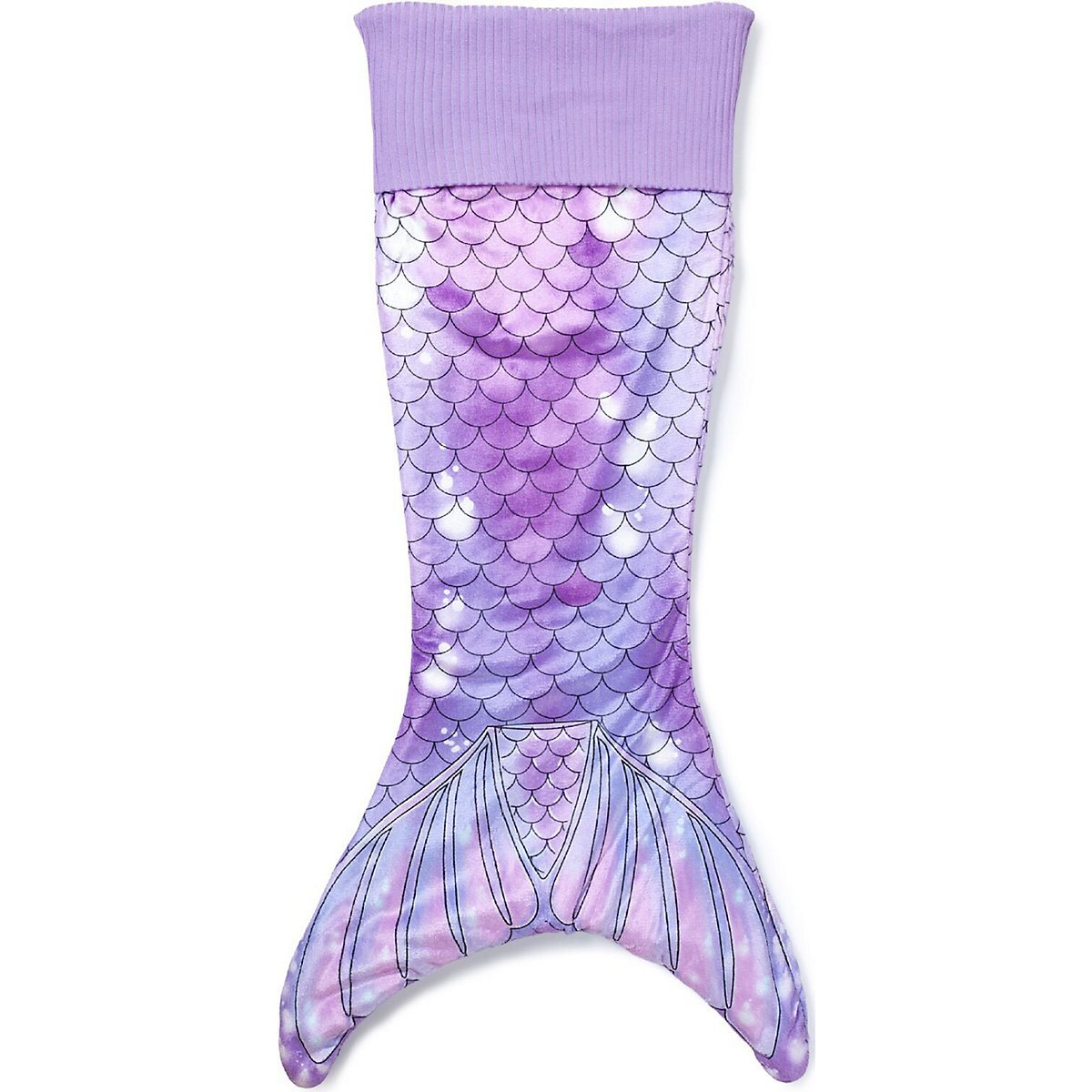 Meerjungfrau Aqua Kuschel-Decke, Couch-Decke, Schlafsack, lila
