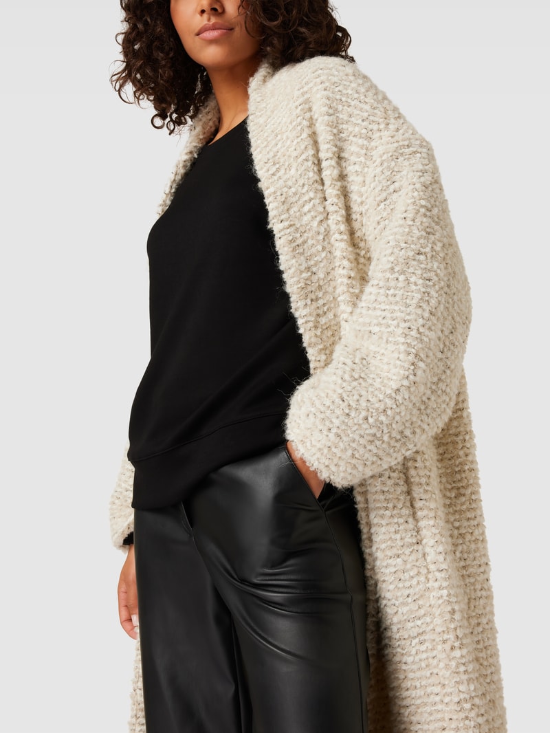 Sweatshirt mit Rundhalsausschnitt in schwarz