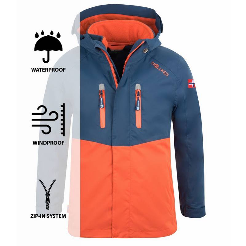 Trollkids Bryggen Doppeljacke Kinder