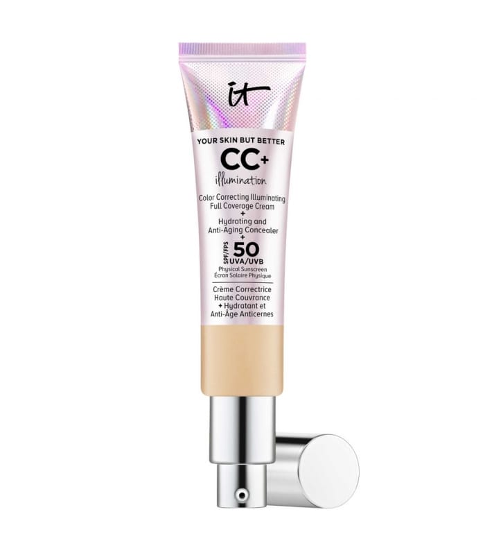 IT COSMETICS-Your Skin But Better™ Cc+ Cream Illumination-Crème Correctrice Illuminatrice Haute Couvrance + Sérum Hydratant Anti-Âge SPF 50+