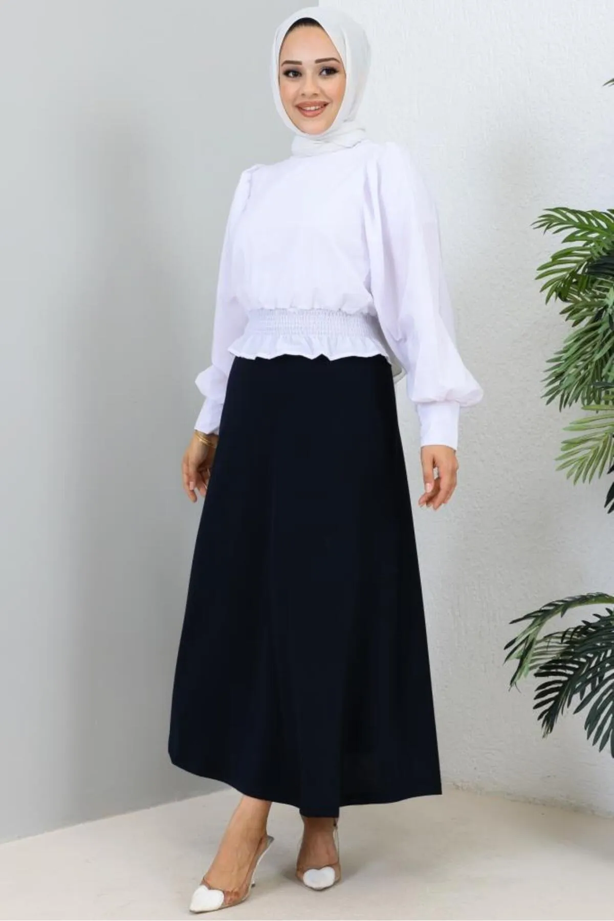 benguen  211 Mevlana Hijab Rock Schwarz