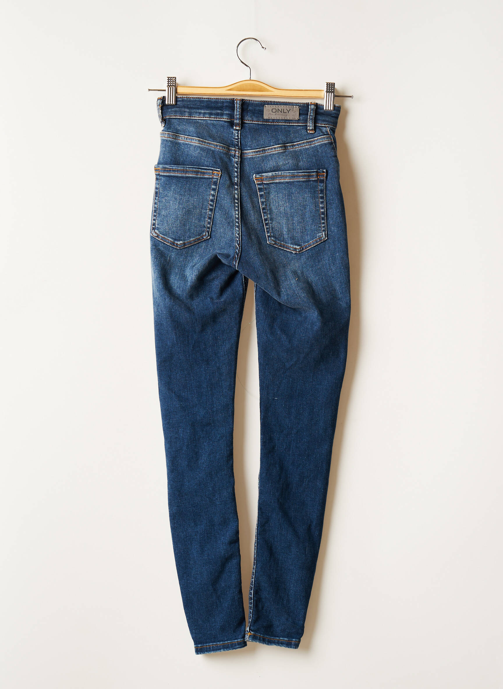 Only Jeans Skinny Femme couleur bleu