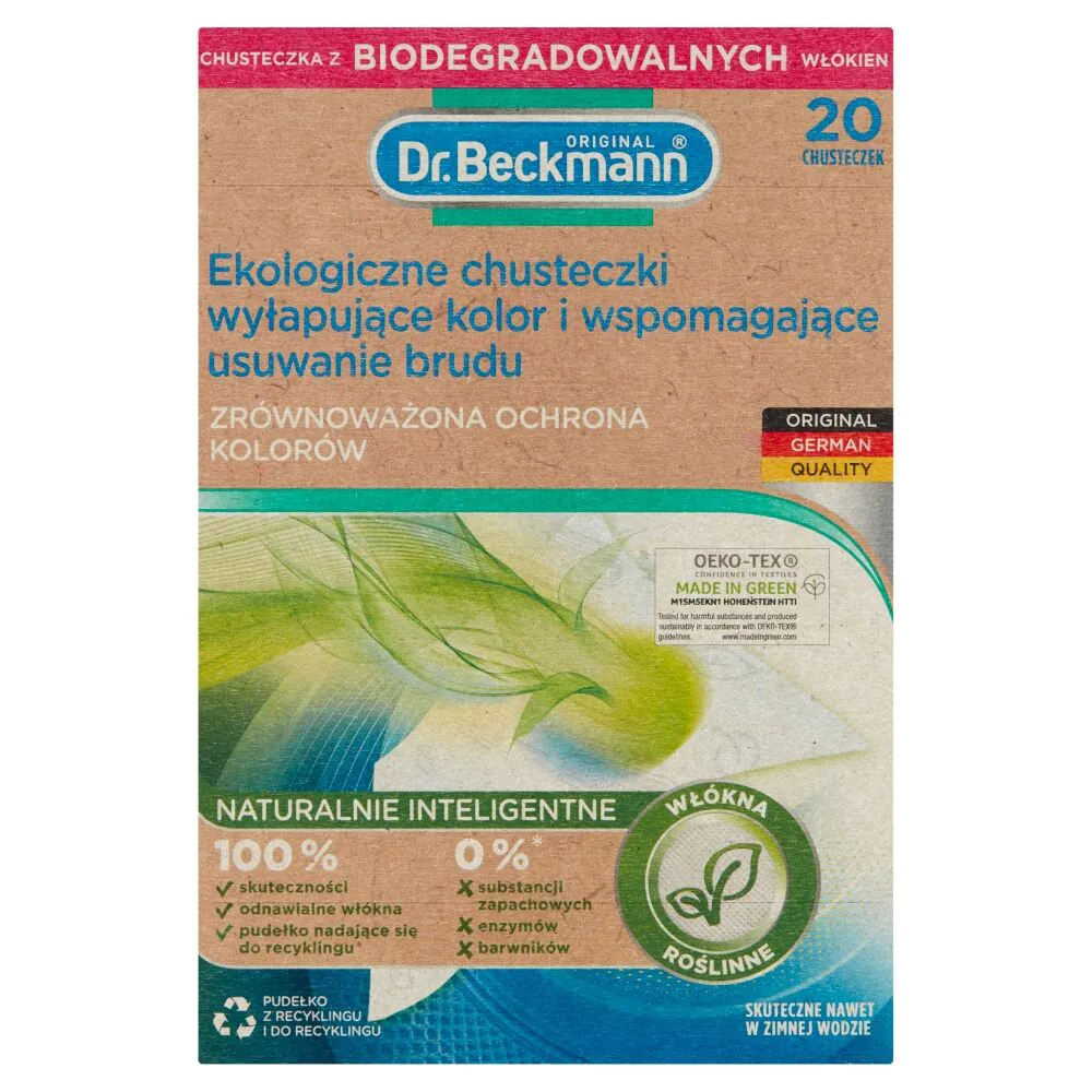Dr. Beckmann eko maramice koje hvataju boju i pomažu u uklanjanju prljavštine