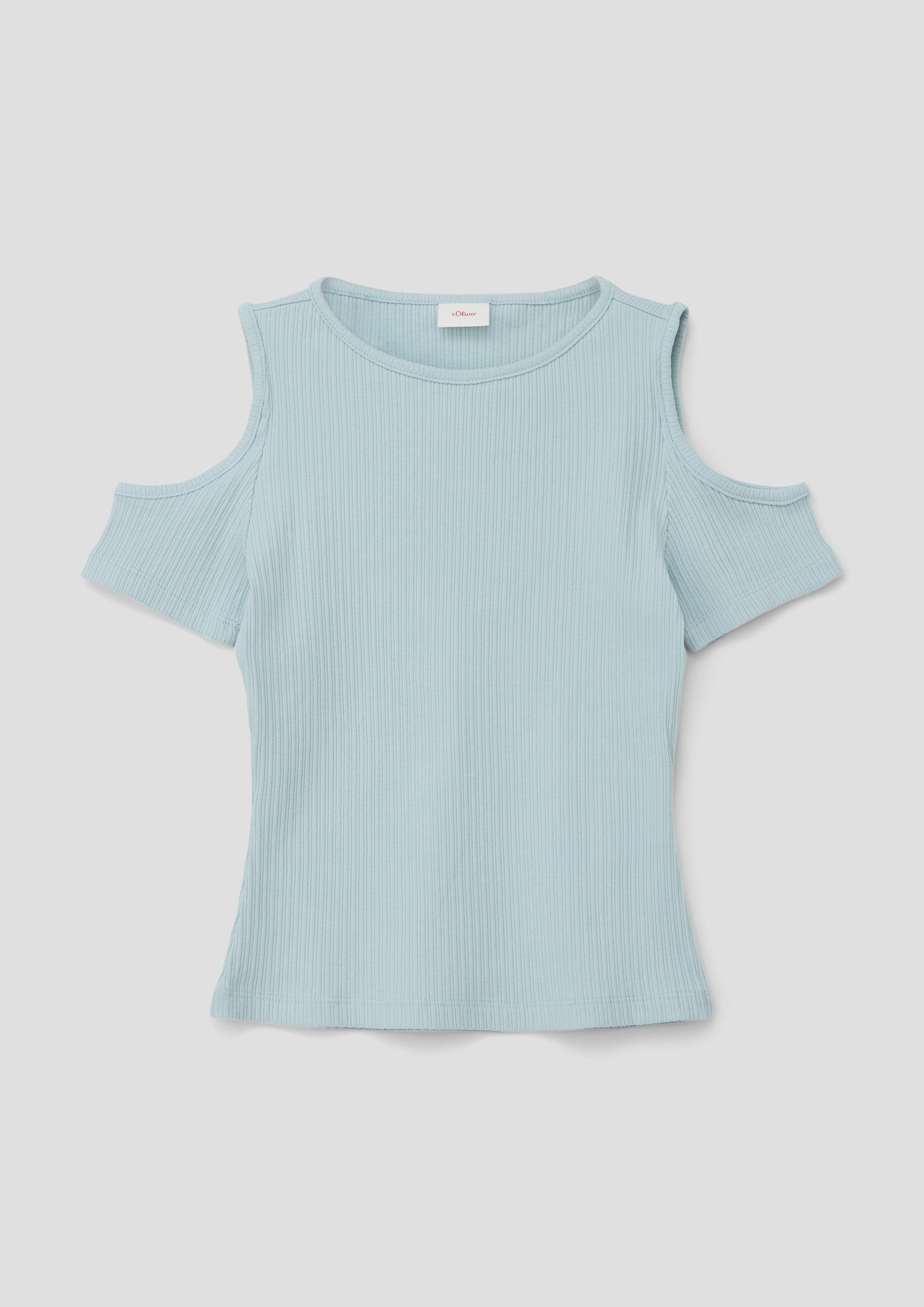 T-Shirt mit Cut-outs  2142436-6103