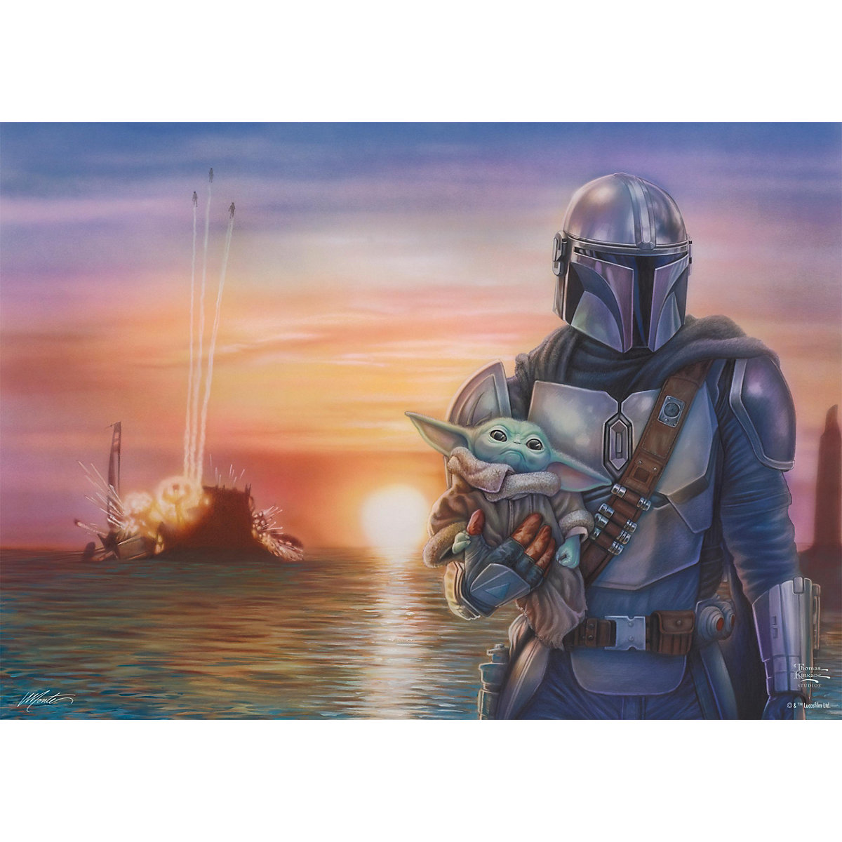 Puzzle Lucas Film, The Mandalorian, A New Direction, 1.000 Teile