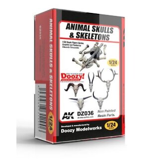 Animal Skulls & Skeletons 1/24