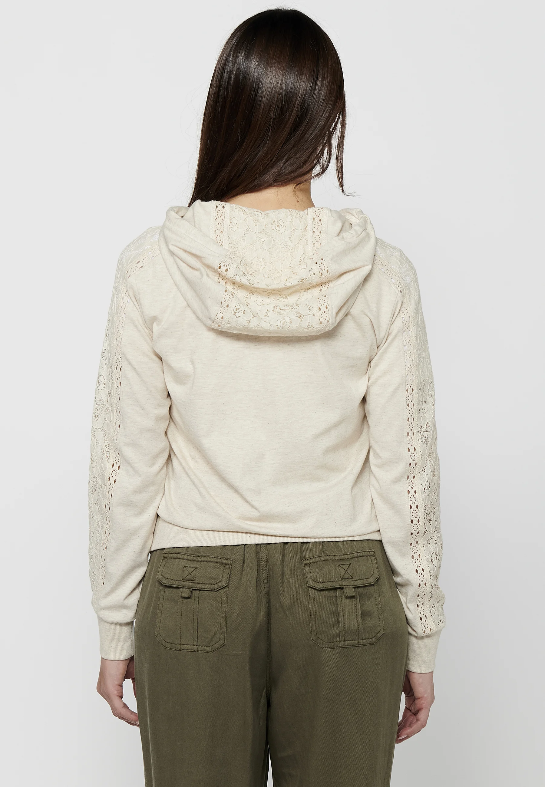 Sudadera con capucha y cremallera Koroshi
