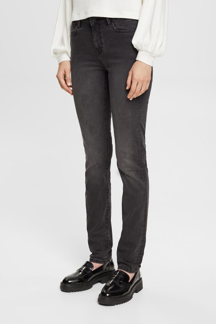 Mid-Rise-Stretchjeans in Slim Fit, Dual Max