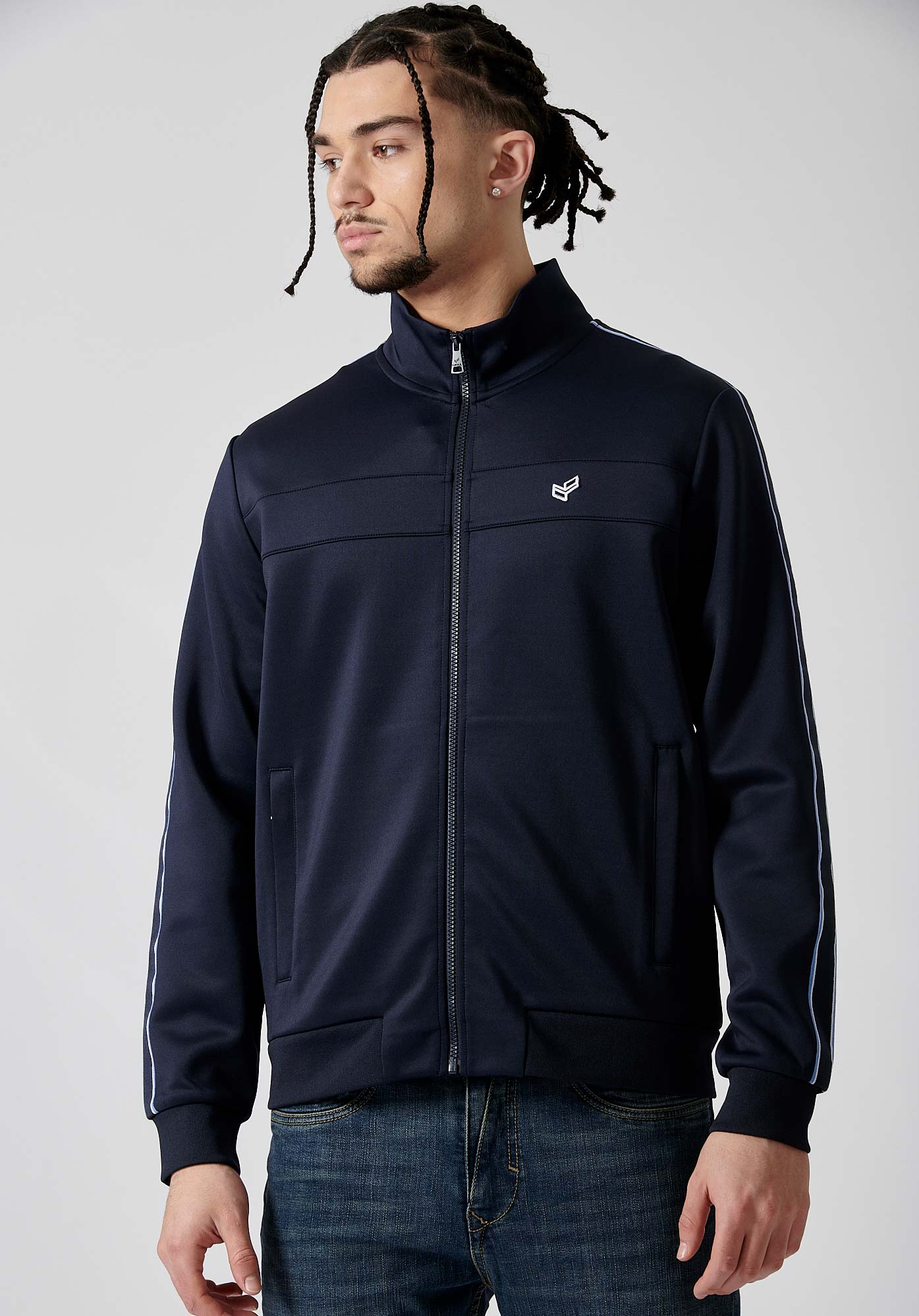 MELL   Gilet bleu homme