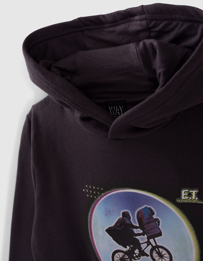 Sweat gris visuel E.T l'extra-terrestre garçon