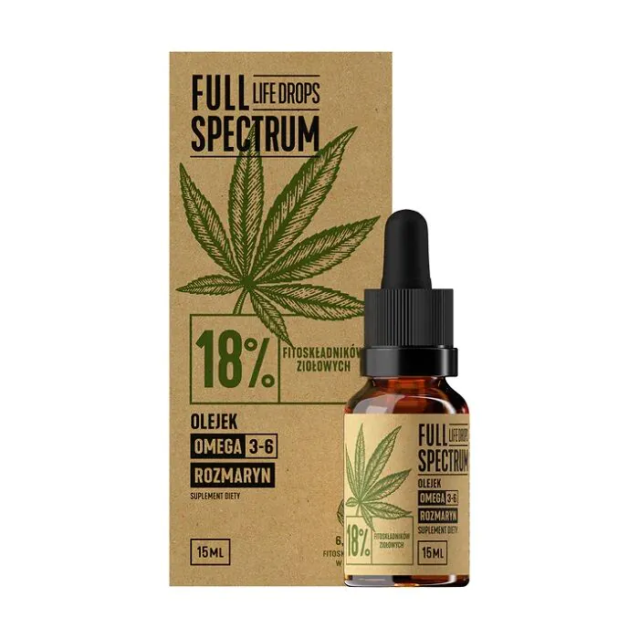 Fuldspektret CBD + CBDa hampolie 18% 15 ml
