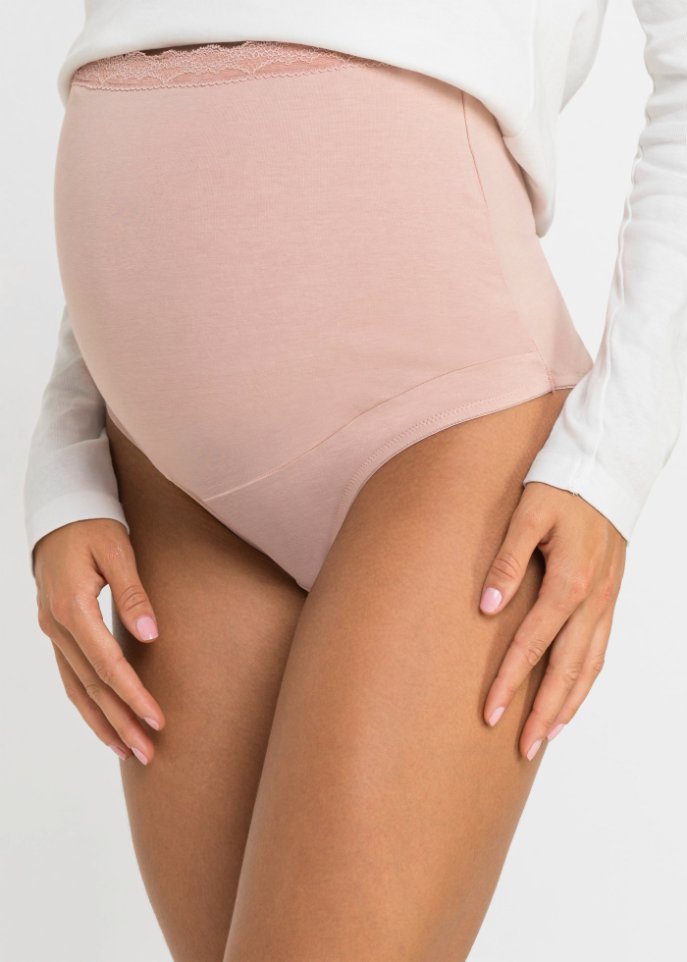 Überbauchslip mit Bio-Baumwolle (2er Pack)