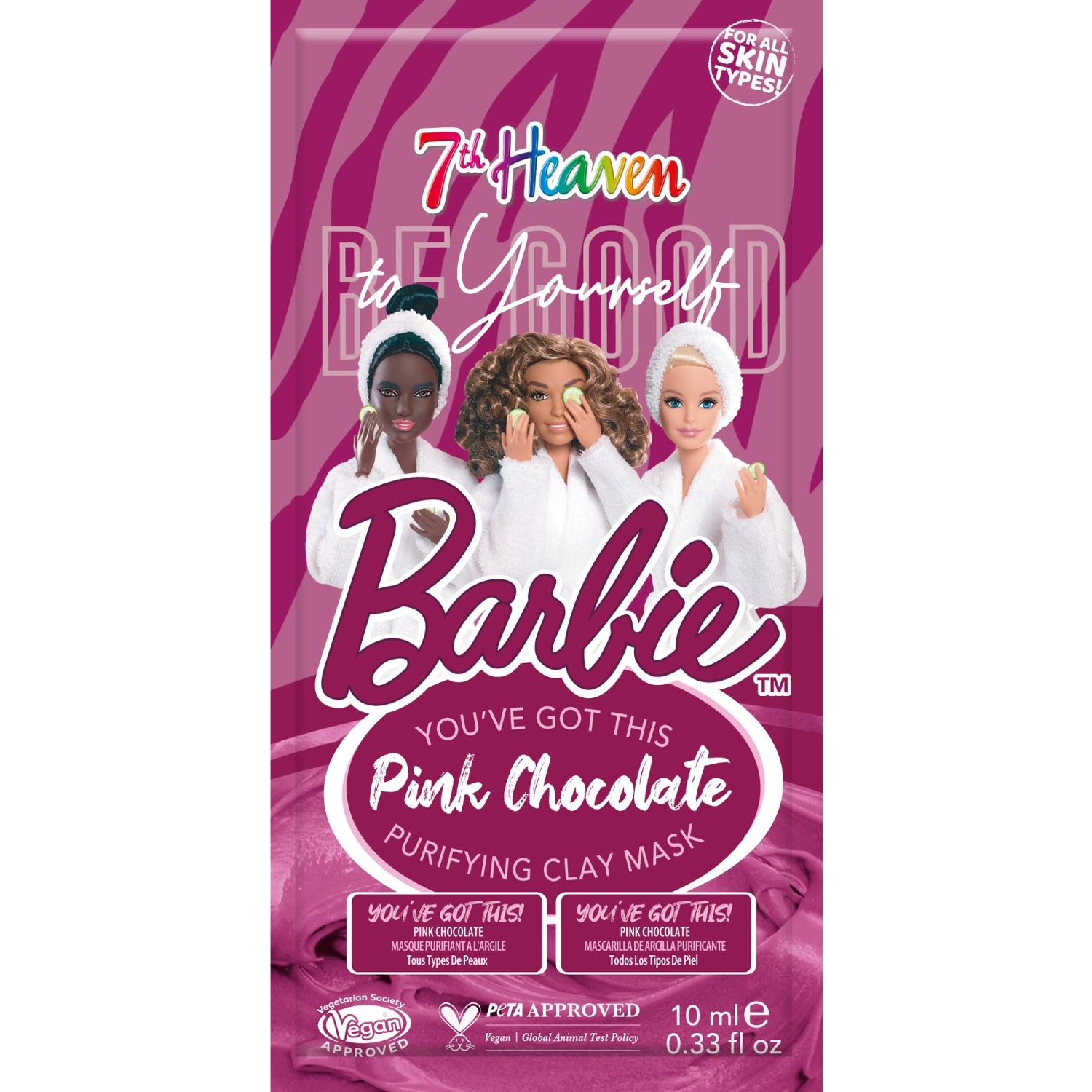 Barbie Pink Chocolate Purifying Clay Mask