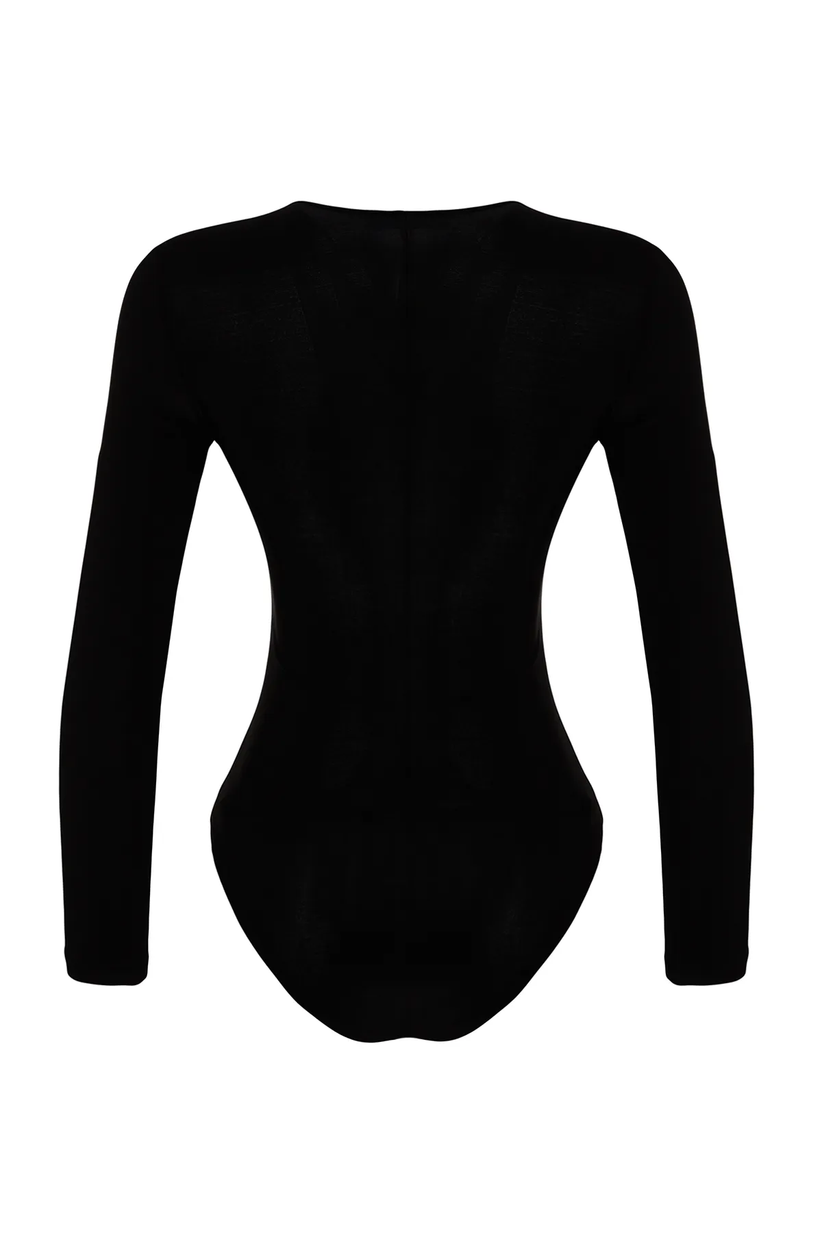 Trendyol Collection  Schwarzer Body mit Glitzer und Schmucksteinen TPRAW24BD00024