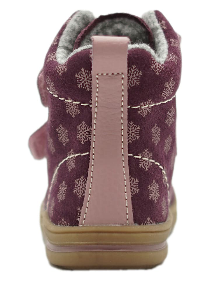 lamino Leder-Boots in Lila günstig kaufen