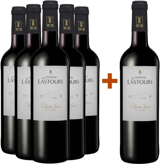 5+1 Paket Classic Séries Rouge - Château de Lastours