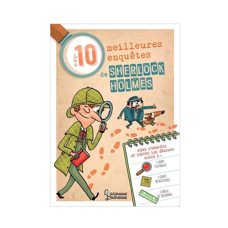 Livre Les 10 meilleures enquêtes de Sherlock Holmes - Larousse Jeunesse