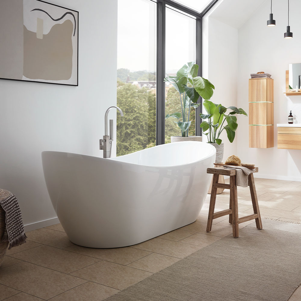 Home Deluxe Freistehende Badewanne OVALO