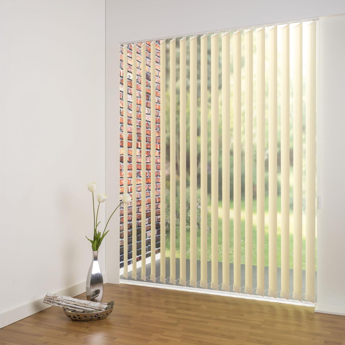 Bella Casa Schiebevorhang 180 x 180 cm beige 127 mm