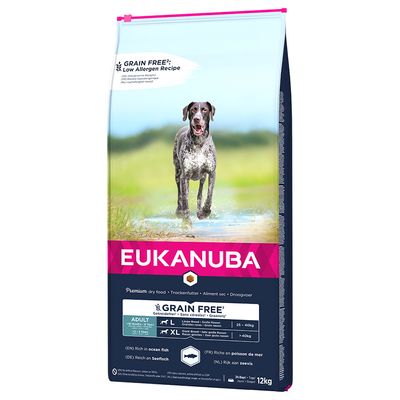 Eukanuba Grain Free Adult Large Dogs mit Lachs