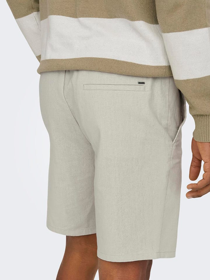 ONLY & SONS Shorts in Beige günstig kaufen