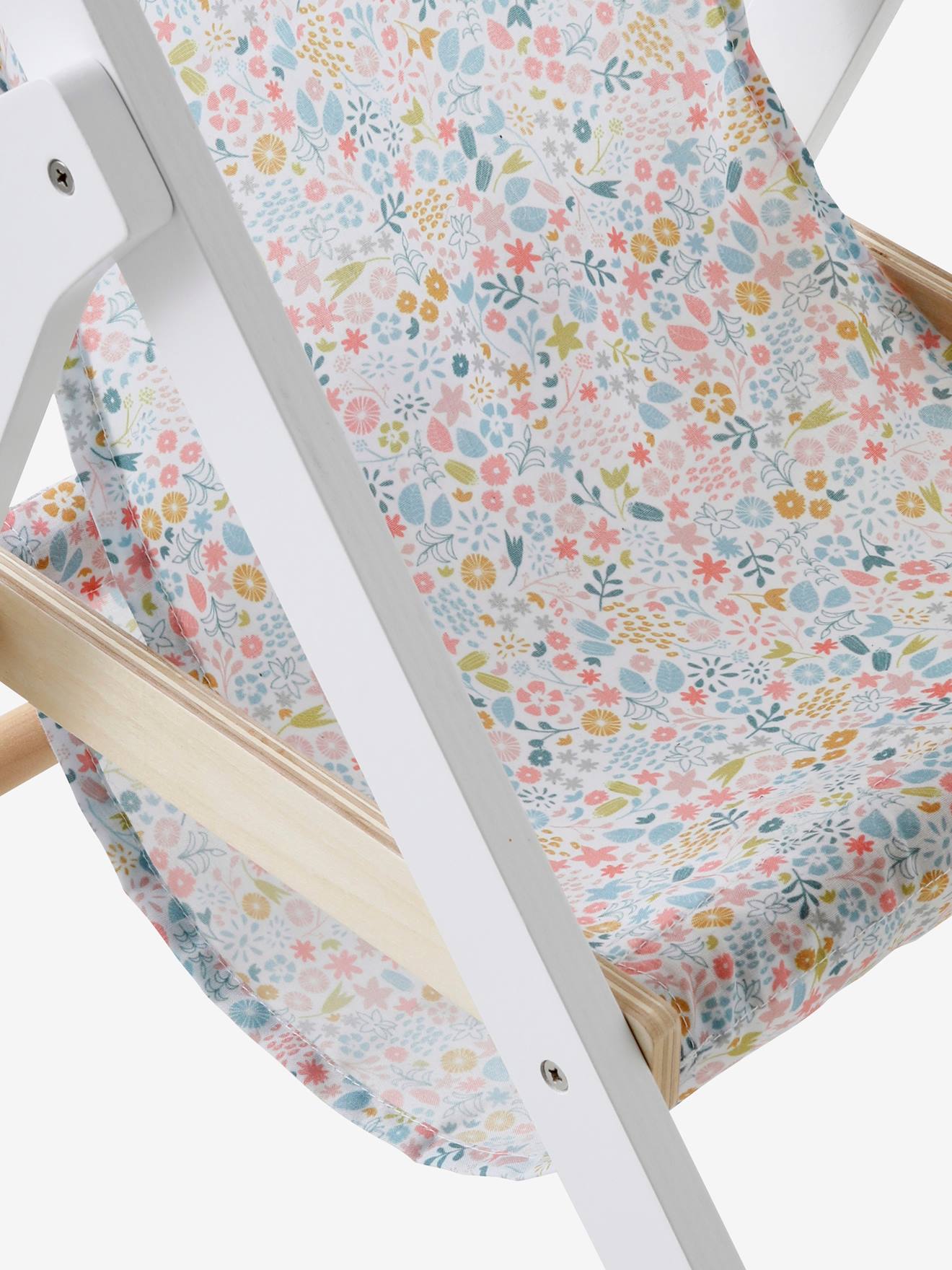 Poussette poupon en bois FSC® blanc