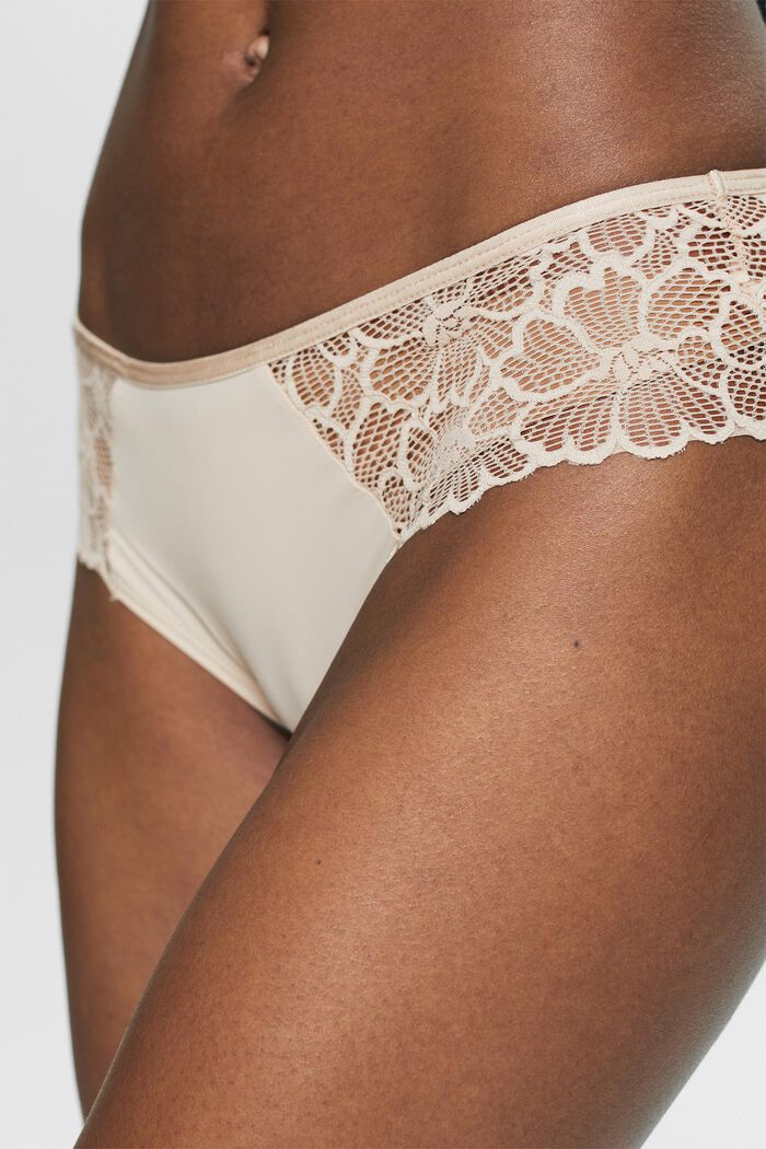 Brazilian-Hipster-Shorts mit Spitze