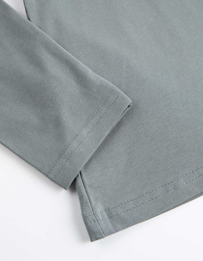 Langarmshirt - Rundhals-Ausschnitt