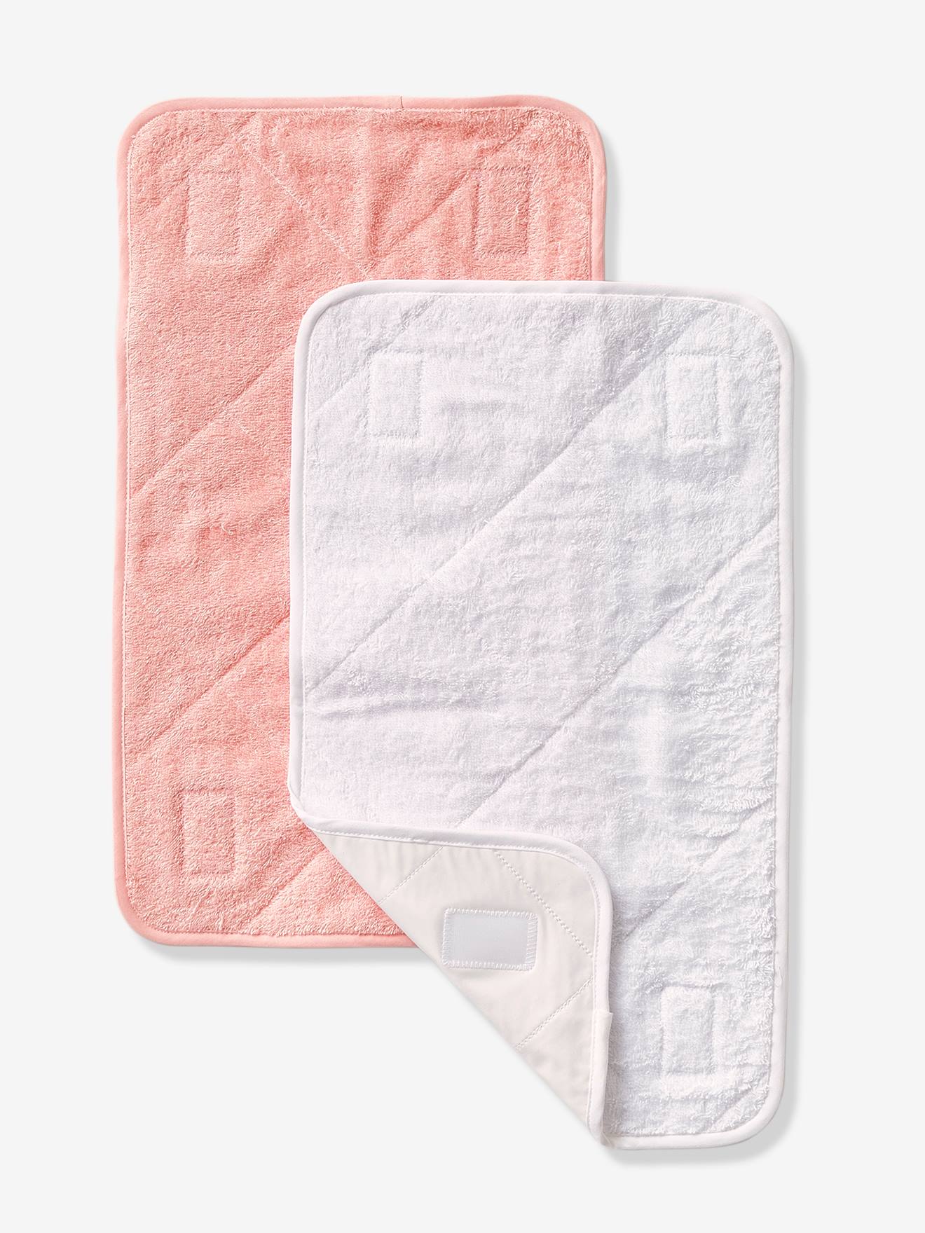 Lot de 2 tapis pour matelas à langer Basics blanc