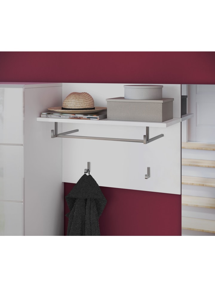 ebuy24 Garderobenaufstellung Linus Weiß 170 x 37 cm günstig kaufen onesize
