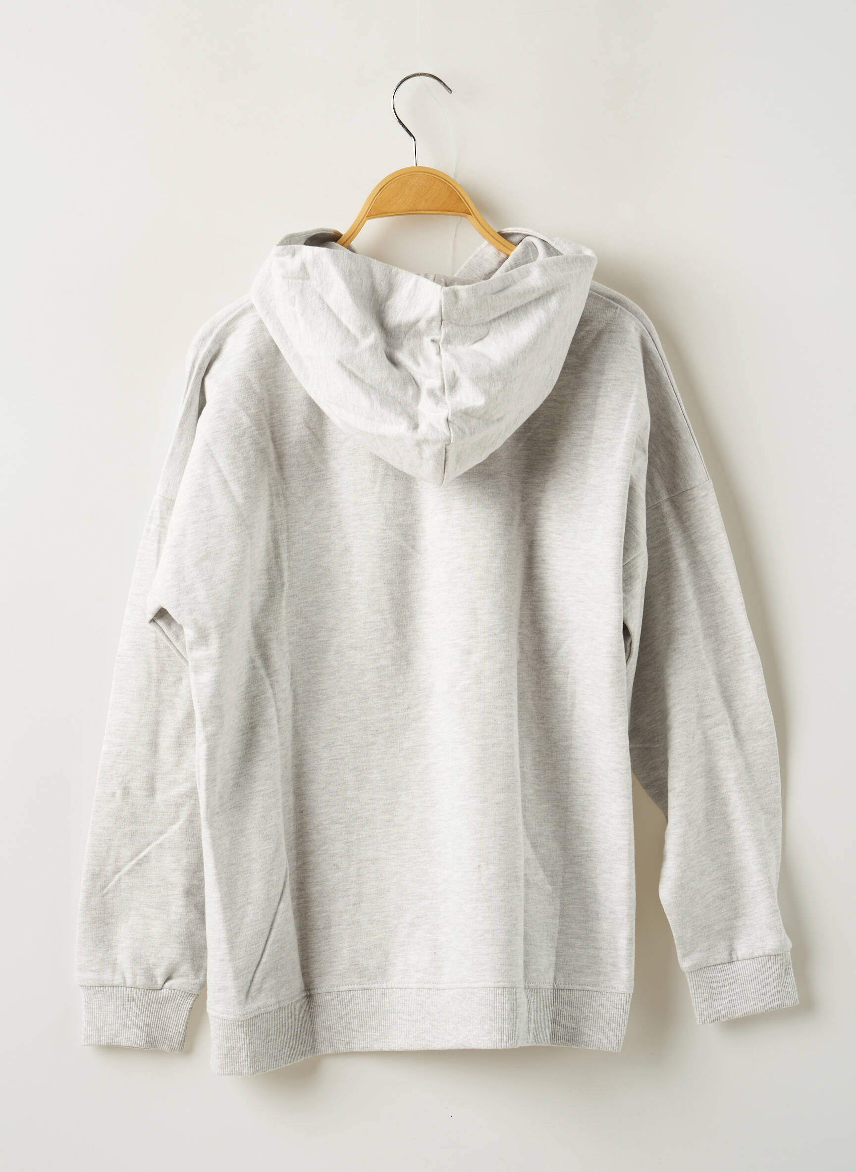 Beckaro Sweat Capuche Fille couleur gris