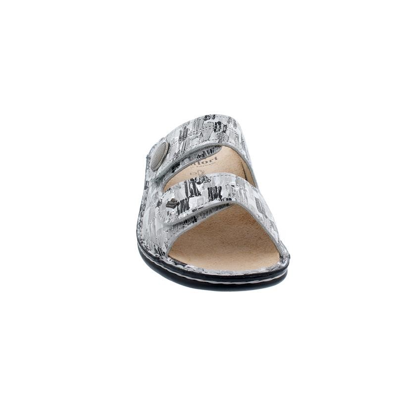 FINN COMFORT Komfort Sandalen silber