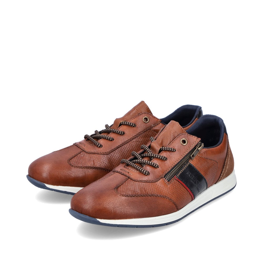 Rieker Herren Schnürschuhe karamellbraun