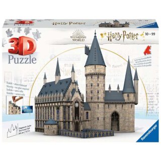 3D Puzzle: Harry Potter Hogwarts Schloss - Die Große Halle (540 Teile)